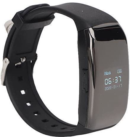 Reloj Grabador de Voz Digital, Pulsera de Grabación de Audio de Voz con Cancelación de Ruido, 30 Días en Espera, Formato de Grabación WAV con Auriculares para Clase, Reunión, (8G)