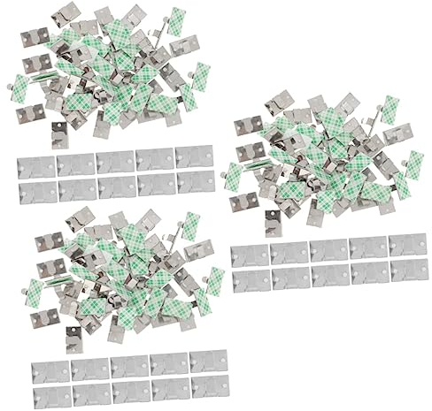 DOITOOL 150pcs Cable Clips Self Adhesive Cord Organizers for Appliances Desktop Wire Organizer Sleeve