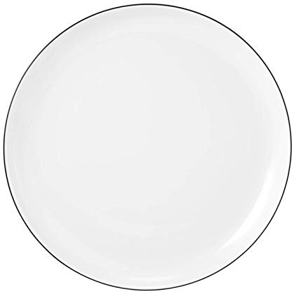 Seltmann Weiden 2 x Frühstücksteller rund 20 cm Lido Black Line 10826