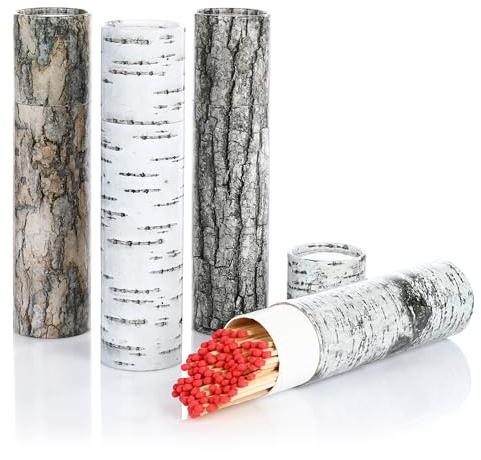 Nordstern XXL Streichhölzer - Extra Lang, 20 cm Sicherheitszündhölzer für Kamin, Ofen und Grill - 300 Stück