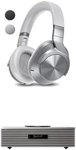 Technics EAH-A800E-S Bluetooth Kopfhörer, Over-Ear mit Noise Cancelling SC-C65 Premium Kompaktanlage