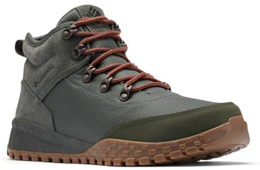 Columbia Bottes de randonnée Fairbanks Mid pour homme, Gravier/Mousse Foncée, 40 EU