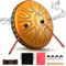 Regentrommel, Couleeur 6 Zoll 11 Tone Regentrommel Garten, C-Dur & Rostfrei Handtrommel Trommel Handpan, Zungentrommel mit Trommeltasche und Schlaginstrumenten für Klangheilung, Meditation