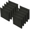 vhbw 10x Air Filter compatible with AEG S72398KA6, S72398KA7, S73800KMM0, S75448KG, S72348-KA1, S72390KA6 Fridge - Activated Carbon