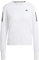 adidas Women's Own The Run Long Cuff Sleeve Tee, White, XL