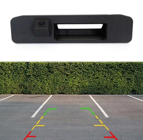 OSEAY HD Nachtsicht Rückansicht Kamera Fit for Mercedes Benz MB AM ML GLK GLA GLC GLE Klasse X156 W166 w176 Parkplatz Rückfahrkamera(Size:Fixed Ruler Line)
