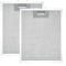 Range Hood Filter Ductless Replacement Cooker Hood Filter Metal Grease Filter 2PCS 300x240x9mm