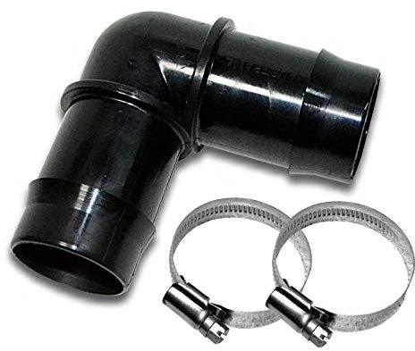 TS-TRADES Winkel Ø 32mm Schlauchverbinder Schlauchtülle für Schlauch Ø 32mm - geeignet für Pool, Teich, Haus, Garten, Schwimmbad etc.