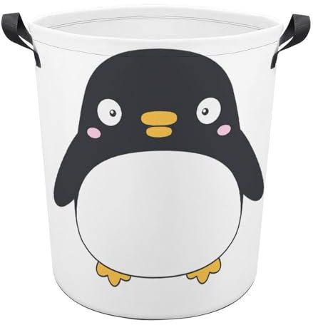 Cmagnifico Wäschekorb Niedlicher Pinguin Wäschekorb Wäschekorb mit Griff