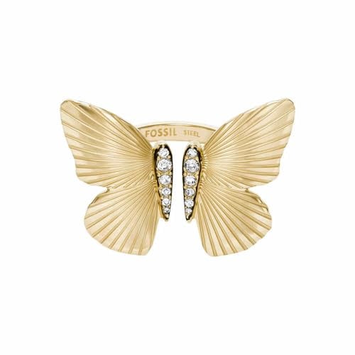 Fossil Damen Ringe aus Edelstahl offen
