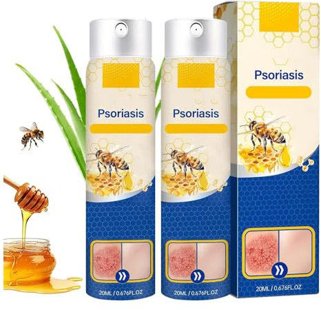 LOVILDS PsoriaHeal Bee Care Spray Pro, PsoriaHeal Bee Treatment Spray, Relief Spray, 2024 Professionelle und sichere Formel, lindert effektiv Juckreiz, geeignet für alle Hauterkrankungen (2)