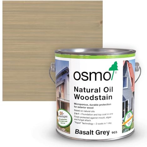 Natural Oil Woodstain Matt (903 - Basalt Grey, 750ml)