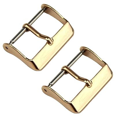 WESIEVYA Uhrenverschluss Edelstahl-uhrenverschlussschnalle Für Damen Und Herren Uhrenarmband Uhrenarmbandverschluss 24 Mm Größe