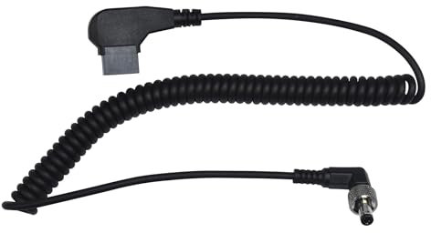 HQRP D-Tap to Locking DC 5.5x2.5mm Monitor Power Cable for Atomos Ninja V KiPRO SmallHD Shogun Sony PIX-E7 PIX-E5 7 Touchscreen Hollyland Mars 400s, Anton Bauer Battery