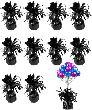 ZYNERY Lot de 10 poids pour ballons à l'hélium, lourds et durables pour fêtes d'anniversaire, événements et célébrations, 155 g