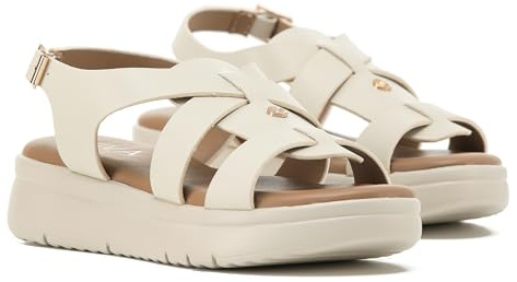 VIVASHOES Women's Lightweight Adjustable Gladiator Sandals – Flatform Small wedge Sandal - Soft Comfort Memory Foam Innersoles - True to Size Good for Wide Fit - Comfortable Summer Shoes