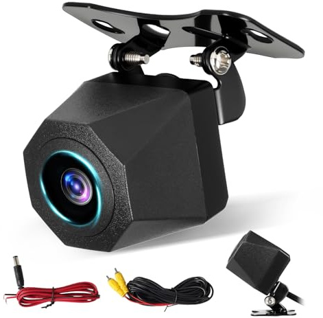AHD Backup Camera, Backup Camera for car,AHD 1080P Metal 1.0 Megapixel Wide Angle Night Vision 130 Degree Rearview Reversing Camera,Reverse Rear View Camera for Car Vehicle SUV RV [HD/AHD]