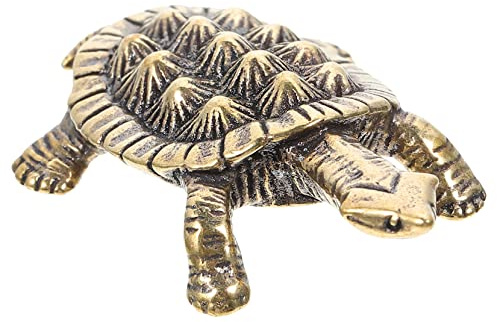 MALUGOGO Antikes Kupfer-Schildkrötenmodell, Retro-Schildkröten-Ornament für Zuhause, Büro, Dekoration, einzigartige Vintage-Statue für Innen- und Außenbereich, Dekoration für Freunde und Liebhaber
