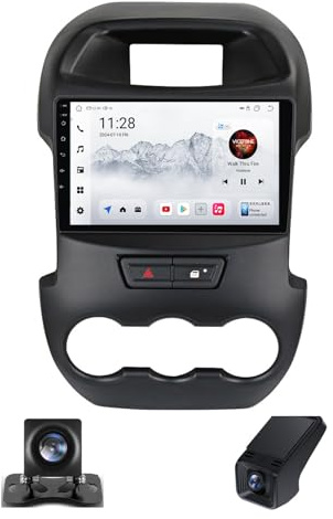Radio per auto per Ford Ranger 2011-2016 Android 13 Car Radio con CarPlay Android Auto GPS BT schero macchina bluetooth Comandi al Volante Fotocamera Posteriore(NF-7)