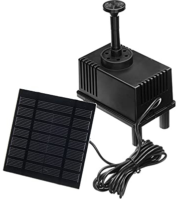 Kit de pompe à eau énergie solaire 1.5W Panneau flottant Fontaine pour la jardin bain d'oiseau Chauffage de piscine