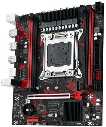 X79-Motherboard kombiniert Xeon E5 2650 V2 LGA 2011 CPU-Prozessor + DDR3 1 * 16 GB, unterstützt M.2 NVME-Steckplatz(Motherboard+CPU+RAM)