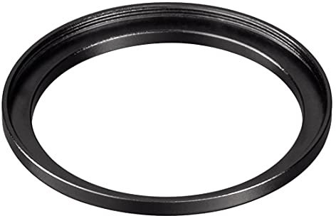 Hama Filter-Adapterring, Von 43,0 mm Objektiv auf 52 mm Filter, Metall, Schwarz