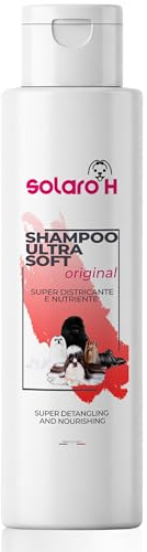 Solaro H | Hundehshampoo, 500ml rückfettendes Shampoo für alle Hunderassen, Hautfreundlich, Knotenlöser - Made in Italy