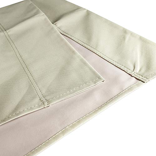 ESTEXO Ersatz Stoffbezug Doppel-Sonnenliege Beige