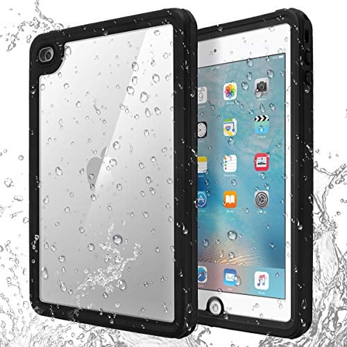 AICase Estuche Impermeable para Apple iPad Mini 4 con Touch ID Muy Sensible y Protector de Pantalla Incorporado