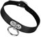 EIS, Halsband, mit Herz-Details, Glattleder-Optik, größenverstellbar, inkl. Leine, Größe:Schmales Halsband