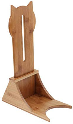 Tubayia - Porta bottiglia d'acqua per animali domestici, in legno, per cani e gatti