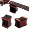 XHXseller Gitarrenhalsstütze, Nackenstütze für Gitarren, Kopfkissen, Saiteninstrument, Gitarrenbauer-Werkzeug, rutschfest, Mahagoni, Kaffee, 95 x 65 x 60,5 mm