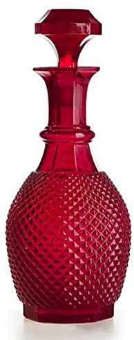 Vista Alegre Bicos Wine Decanter Red.,