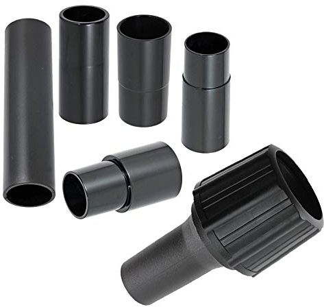 SPARES2GO Dust Extractor Port Adaptor Reducer Kit Compatible with Makita Power Tool Sander (Pack of 6, 30mm 32mm 35mm 38mm)