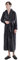 ANUFER Unisex Uomo Donna Spesso Flanella Vestaglia Collo a Scialle Calda Lunga Inverno Accappatoio Grigio SN071027 M