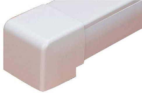 MC DISTRIBUTION Coude 90° Exterieur Goulotte Super Optimal - Blanc 9003 80x60 - Climatisation