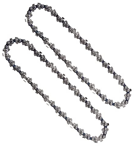 AICOYA 2 Stück Sägeketten 1/4 37 Antriebsglieder 1.1mm kompatibel mit 6 Kettensäge 18.5cm bar
