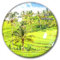 Indonesien Bali Kühlschrankmagnet Kühlschrank-Aufkleber Dekorativer Magnet Reise-Souvenir Kristallglas