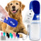 MalsiPree Dog Water Bottle (Blue, 550 ML)