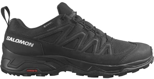 Salomon X Ward GTX 471823, Mens Trekking Shoes, Black, 41 1/3 EU