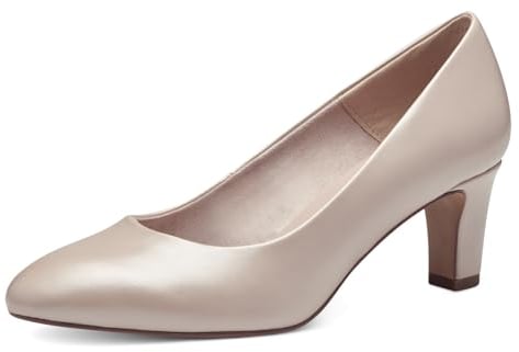 Tamaris Damen Pumps Blockabsatz Vegan; ROSE PEARL, EU 41