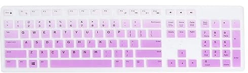 Hemobllo Silicone Keyboard Skin for Kb216 Wired Raised Keyboard Cover for Long Nails Protective Film
