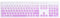 Hemobllo Silicone Keyboard Skin for Kb216 Wired Raised Keyboard Cover for Long Nails Protective Film
