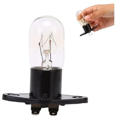 MZUHI YFlifangting Reemplazo Global de la Bombilla 230V 20W del Horno de microondas Universal del Nuevo diseño bajo de 2 tamaños (Color : Flat Angle)