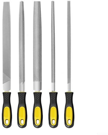 Feilen-Set für Holzbearbeitung, 20,3 cm, fein verzahnt, 5 Stück