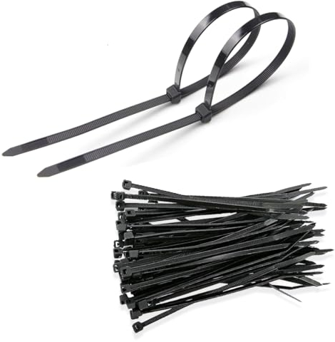 JSKWIKE 100 Colliers de Serrage Universels en Plastique Vert Foncé 4x200mm Attaches de Câble Standard Autobloquants Résistants pour L'Installation de Filets de Toiles et de Commandes de Câbles
