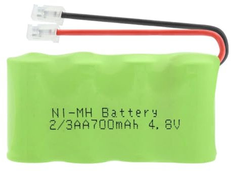 CSTAL 4,8 V, 700 Mah, 2/3 AA, Wiederaufladbarer NI-MH-Akku, Hochleistungs-Backup-Akku, Mit Universalanschluss, Weit Verbreitet in Elektronischen Geräten