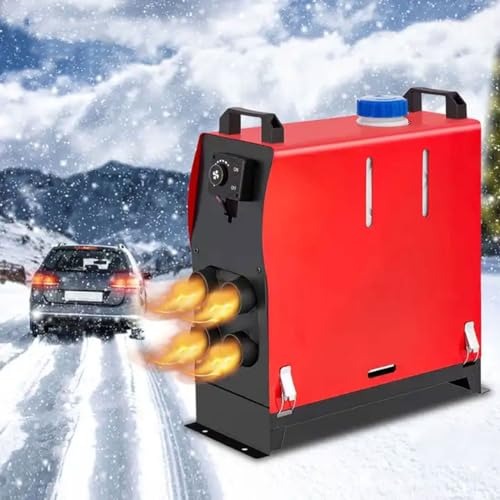 BDJSN 12V Diesel Standheizung, Tragbarer 5000W Lufterhitzer Mit LCD-Display Und 5L Kraftstofftank, All-in-One-Diesel-Kraftstoffheizung Mit Fernbedienung Für Wohnmobil, LKW, Boot, Bus, Autoanhänger