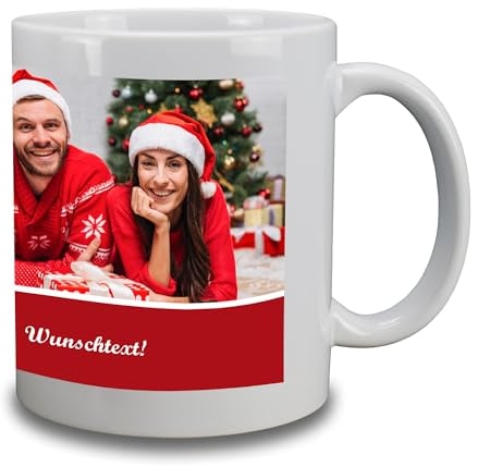 Kiwistar Tasse weiß - Foto mit Text - individuell personalisiert mit Wunschtext bedruckt - Texttasse selbst gestalten - Tassen selber personalisieren - Spruch - Geschenk - Motivtasse