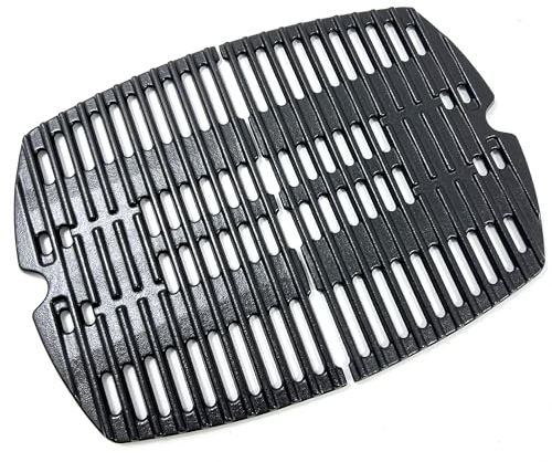 Direct Store DC140 7644 Gusseisen Grillroste für Weber Q100, Q1000, Q120, Q1200, Q1400, 516001, 516002, 50060001, 51010001, 51060001, Baby Q Gasgrill, Set 2 (klein für Q100)